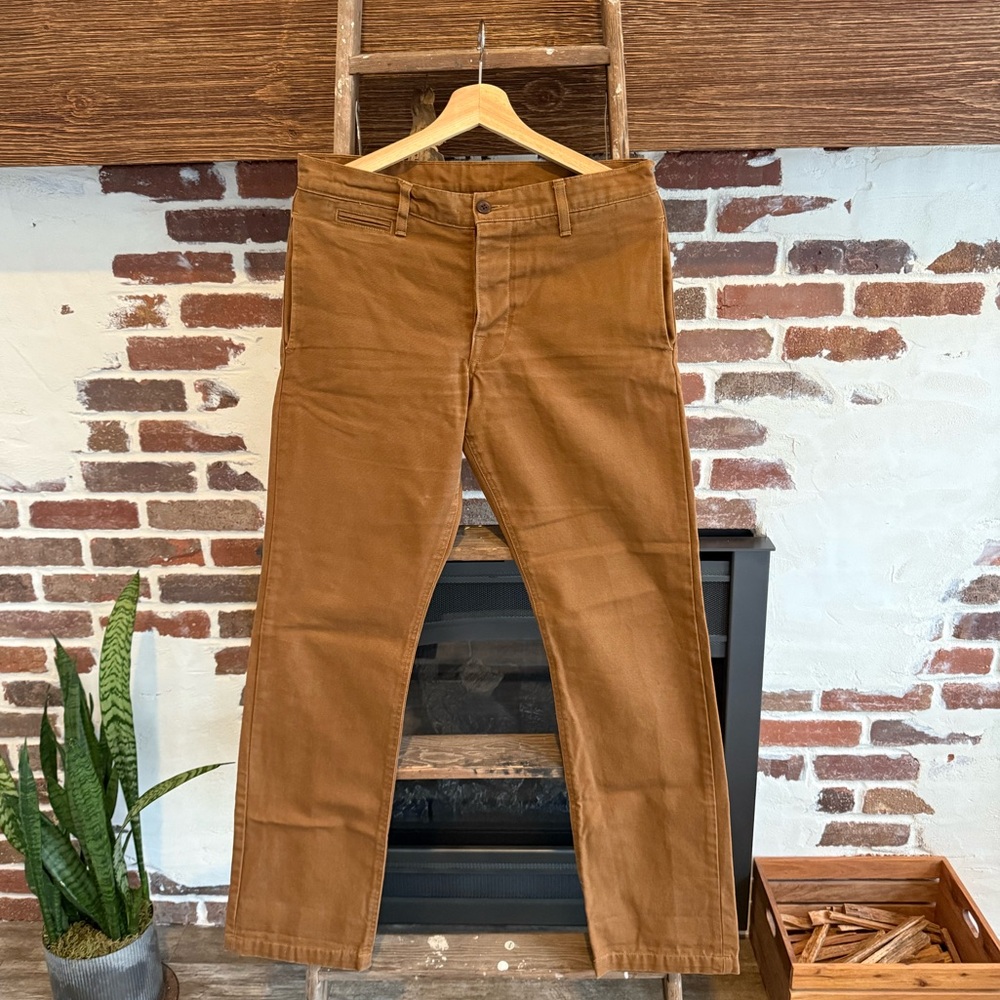 Left Field NYC Rust Brown Chinos 32 x 31.5